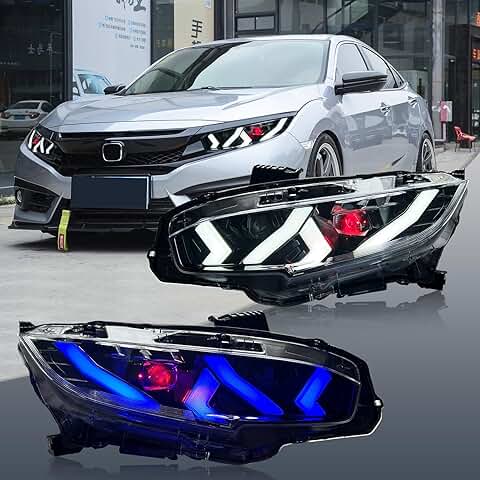 LED Headlights for Honda Civic 10th Gen 2016-2021